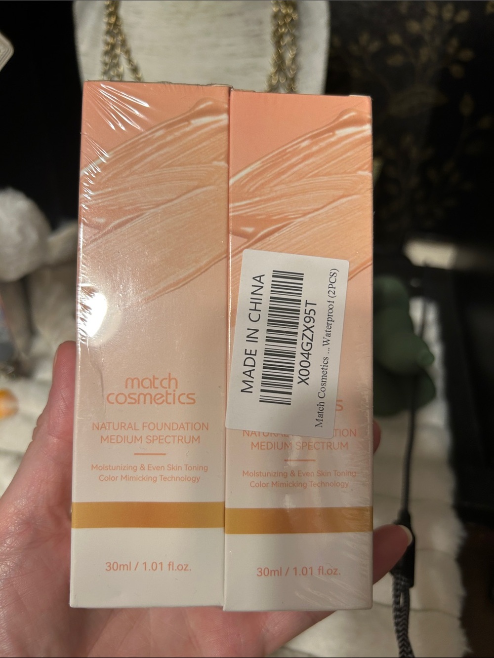 Match Cosmetics Natural Foundation - Medium Peach